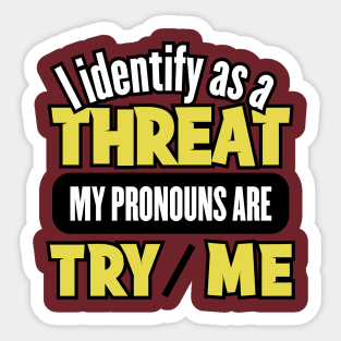 Try Me Sticker